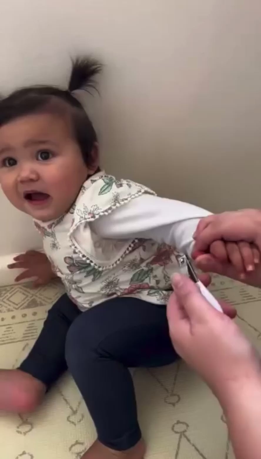Load video: Watch how easy and safe it is to trim your baby’s nails with TinyTrim. Our gentle electric nail file is quiet, effective, and trusted by parents everywhere.